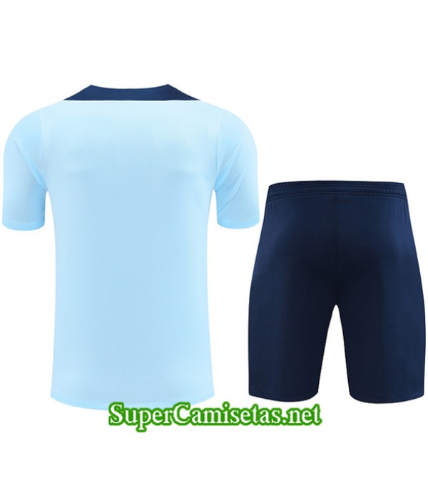 Tailandia Camiseta Kit De Entrenamiento Paris Psg Azul 2024 2025