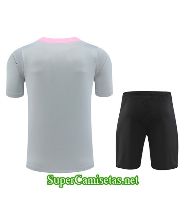 Tailandia Camiseta Kit De Entrenamiento Paris Psg Gris 2024 2025