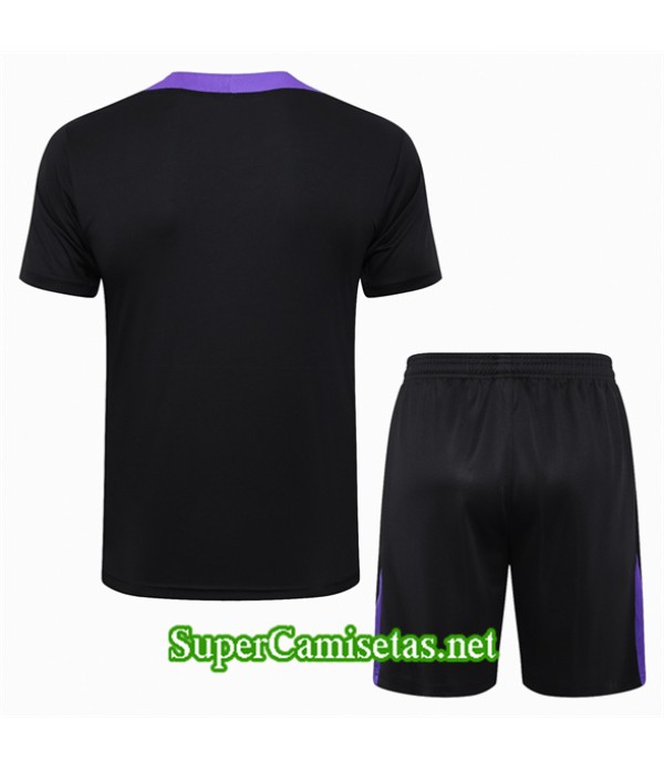 Tailandia Camiseta Kit De Entrenamiento Paris Psg Negro 2024 2025