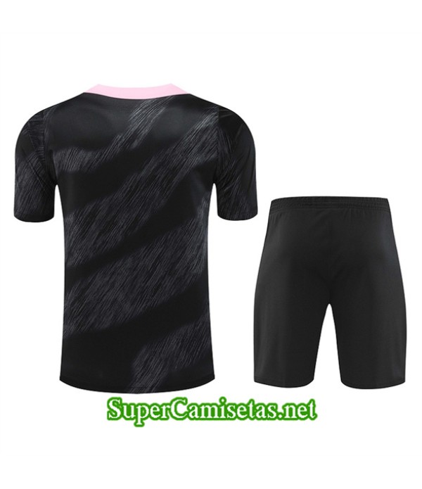 Tailandia Camiseta Kit De Entrenamiento Paris Psg Negro 2024 2025