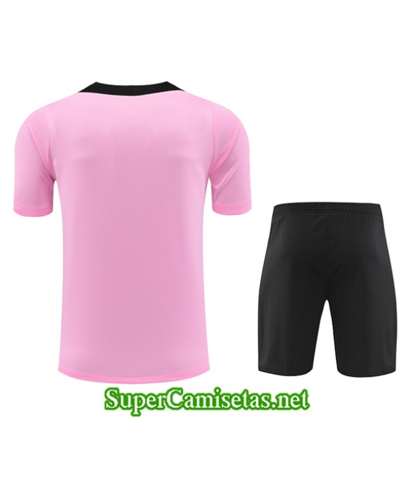 Tailandia Camiseta Kit De Entrenamiento Paris Psg Rosa 2024 2025