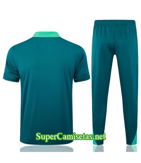 Tailandia Camiseta Kit De Entrenamiento Portugal Polo Verde 2024 2025