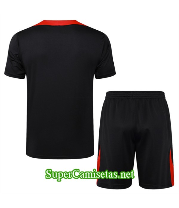 Tailandia Camiseta Kit De Entrenamiento Portugal Negro 2024 2025