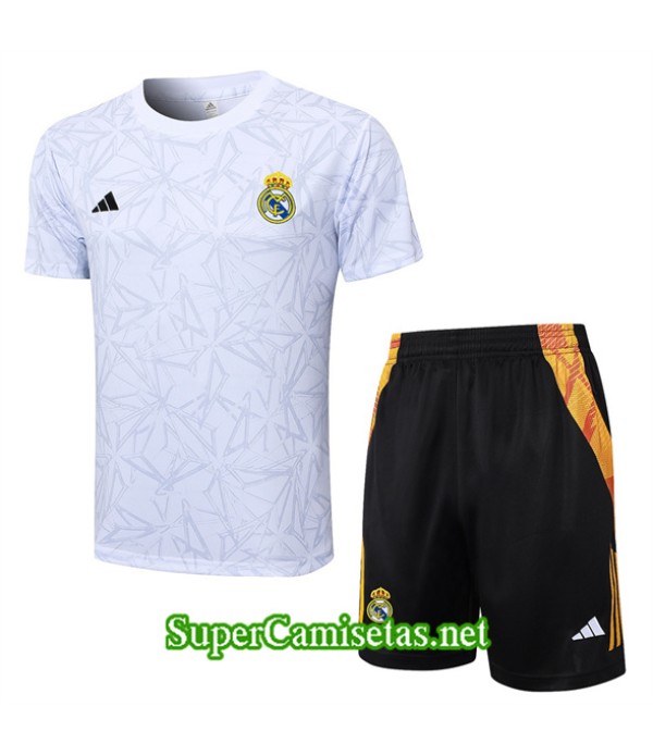 Tailandia Camiseta Kit De Entrenamiento Real Madrid Blanco 2024 2025