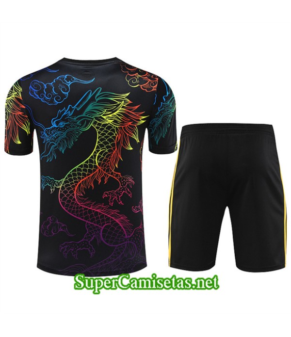 Tailandia Camiseta Kit De Entrenamiento Real Madrid Negro 2024 2025