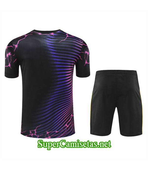 Tailandia Camiseta Kit De Entrenamiento Real Madrid Negro 2024 2025