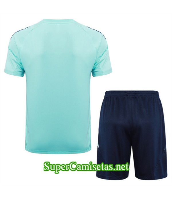 Tailandia Camiseta Kit De Entrenamiento Real Madrid Verde Claro 2024 2025