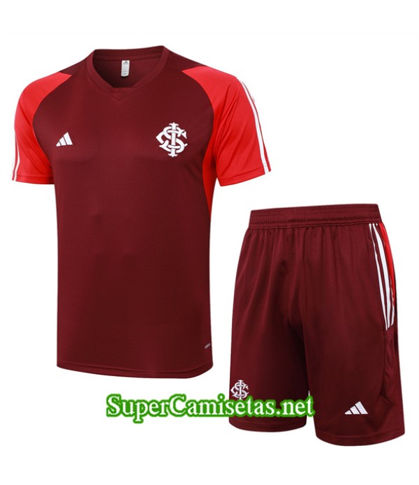 Tailandia Camiseta Kit De Entrenamiento Sc Internacional Rojo Granate 2024 2025