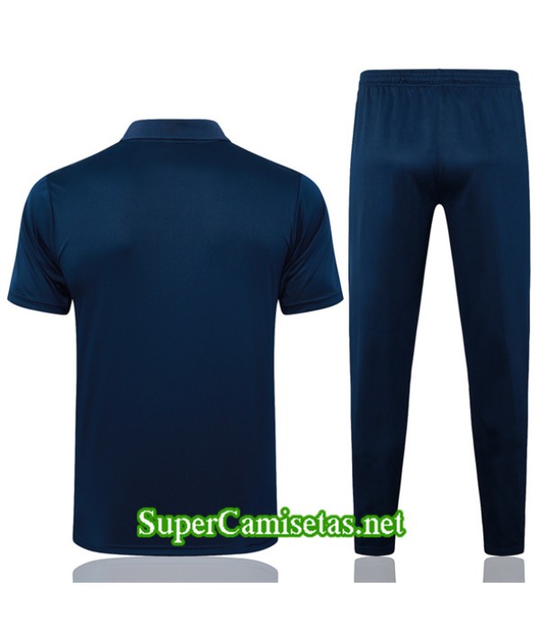 Tailandia Camiseta Kit De Entrenamiento Sao Paulo Polo Azul 2024 2025