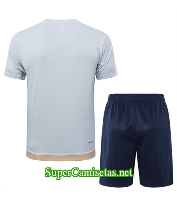 Tailandia Camiseta Kit De Entrenamiento Sao Paulo Gris Claro 2024 2025