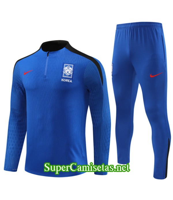 Tailandia Chándal Corea Niño Azul 2024 2025