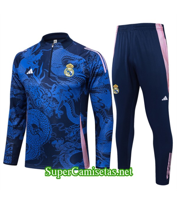 Tailandia Chándal Real Madrid Azul Marino 2024 2025