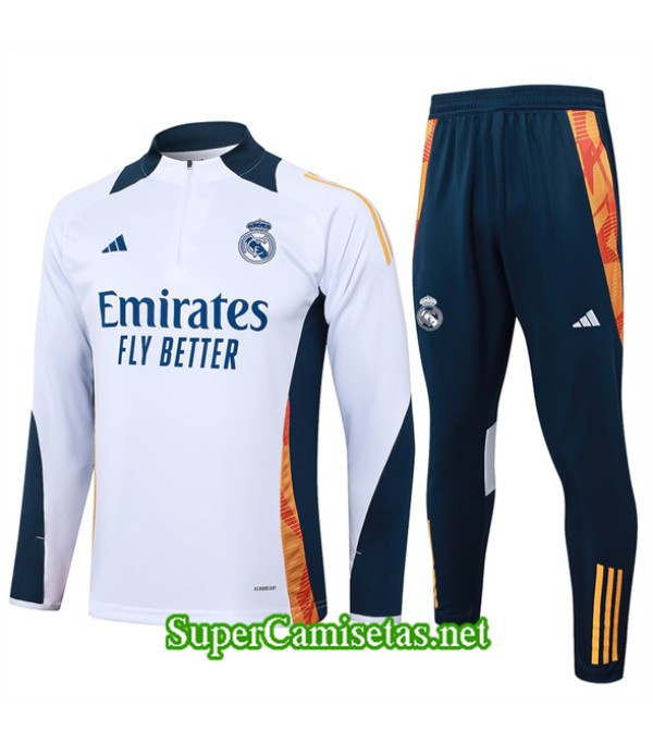 Tailandia Chándal Real Madrid Blanco 2024 2025