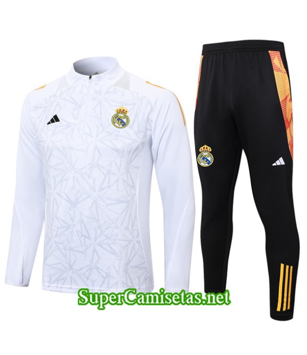 Tailandia Chándal Real Madrid Blanco 2024 2025