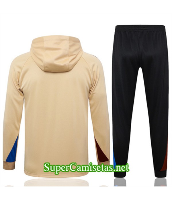 Tailandia Chándal Sudadera Con Capucha Barcelona Amarillo 2024 2025