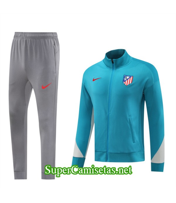 Tailandia Chaqueta Chándal Atletico Madrid Azul 2024 2025