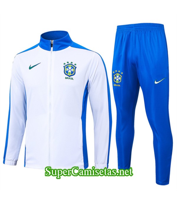 Tailandia Chaqueta Chándal Brasil Blanco 2024 202...