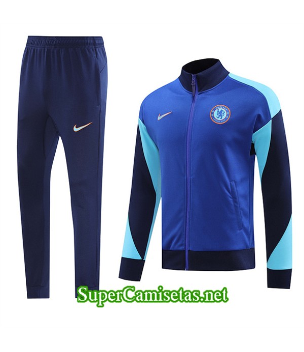 Tailandia Chaqueta Chándal Chelsea Azul 2024 2025