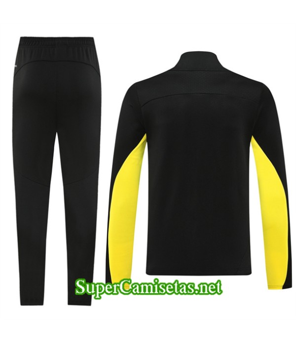 Tailandia Chaqueta Chándal Dortmund Negro 2024 2025