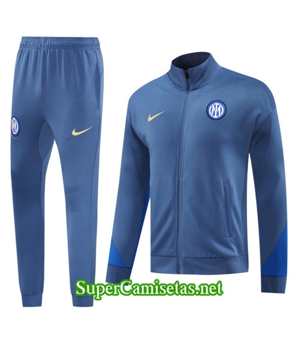 Tailandia Chaqueta Chándal Inter Milan Azul Claro 2024 2025