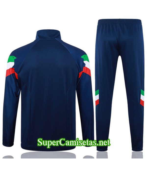 Tailandia Chaqueta Chándal Italia Azul Marino 2024 2025