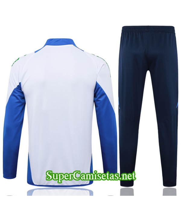 Tailandia Chaqueta Chándal Italia Niño Blanco 2024 2025
