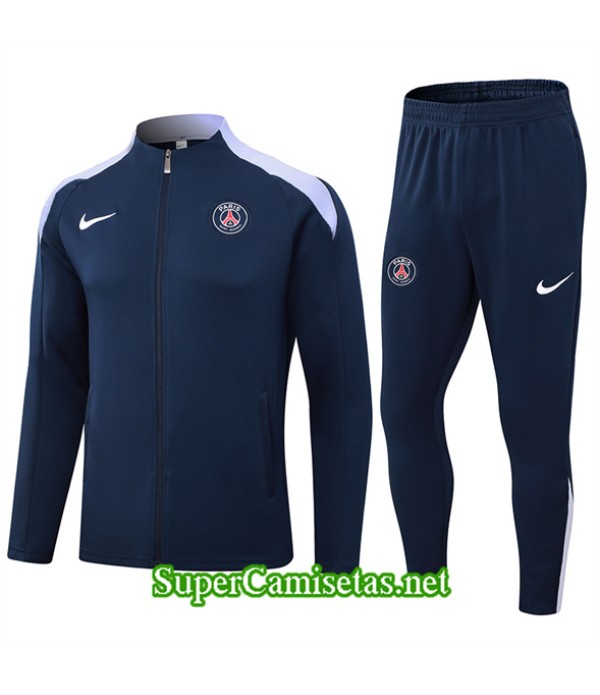 Tailandia Chaqueta Chándal Paris Psg Azul Marino 2024 2025