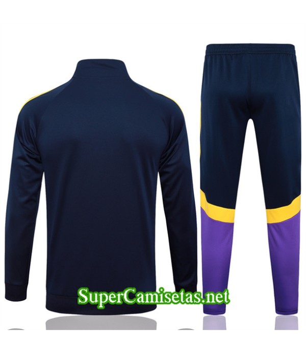 Tailandia Chaqueta Chándal Real Madrid Azul Marino 2024 2025