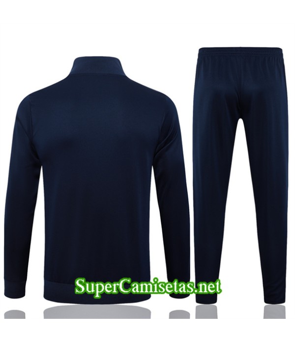 Tailandia Chaqueta Chándal Real Madrid Azul Marino 2024 2025
