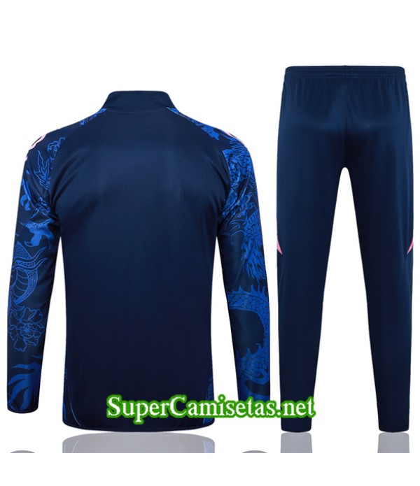Tailandia Chaqueta Chándal Real Madrid Azul Marino 2024 2025