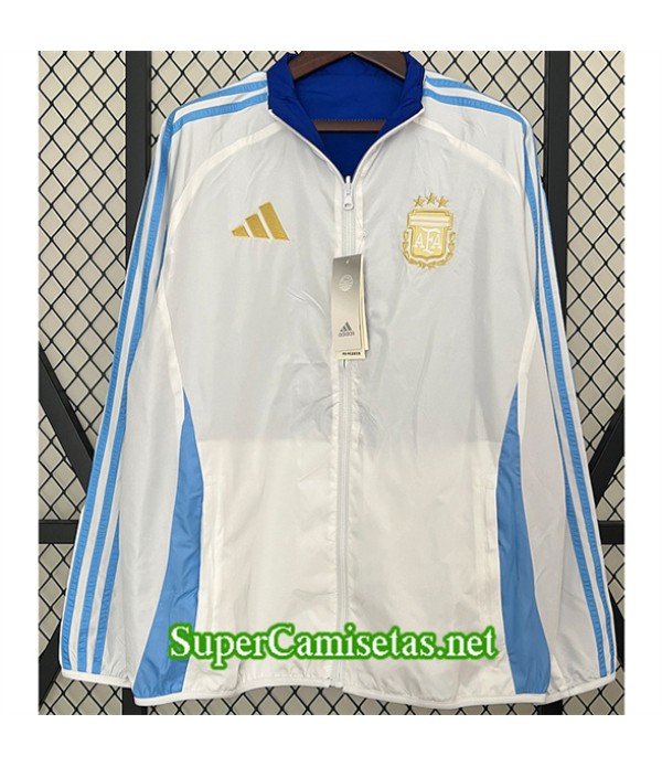 Tailandia Chaqueta Cortavientos Reversible Argentina Blanco 2024 2025
