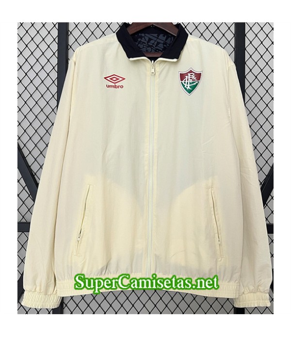 Tailandia Chaqueta Cortavientos Reversible Fluminense Blanco 2024 2025