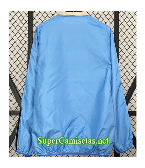 Tailandia Chaqueta Cortavientos Reversible Real Madrid Azul 2024 2025