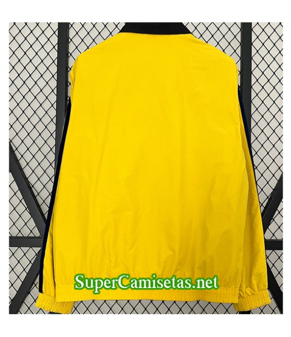 Tailandia Chaqueta Cortavientos Reversible Tigres Amarillo 2024 2025