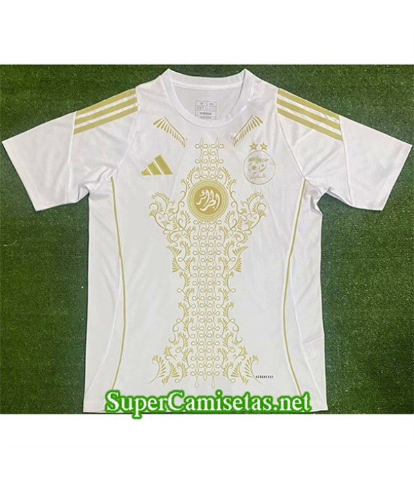 Tailandia Equipacion Camiseta Argelia Training Blanco 2024 2025