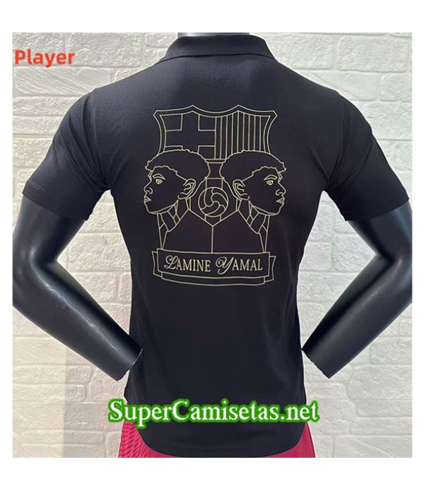 Tailandia Equipacion Camiseta Barcelona Player Edición Especial Sponsor Negro 2024 2025