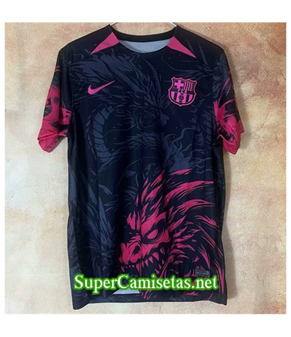 Tailandia Equipacion Camiseta Barcelona Training Rojo Dragon 2024 2025