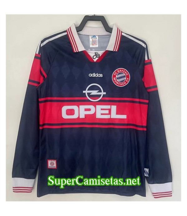 Tailandia Equipacion Camiseta Bayern Munich Manga Larga 1997 99