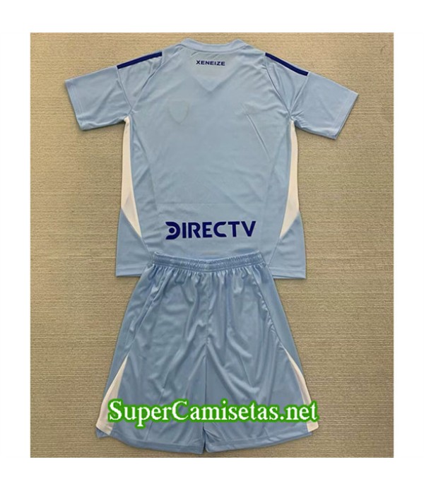 Tailandia Equipacion Camiseta Boca Juniors Niño Portero Azul 2024 2025