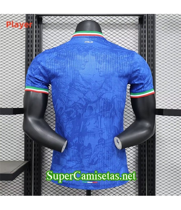 Tailandia Equipacion Camiseta Italia Player Training Azul 2024 2025