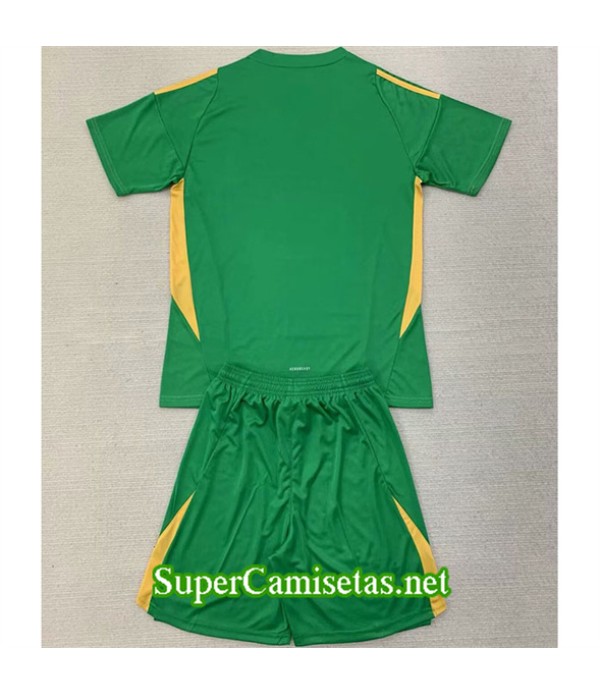 Tailandia Equipacion Camiseta Juventus Niño Portero Verde 2024 2025