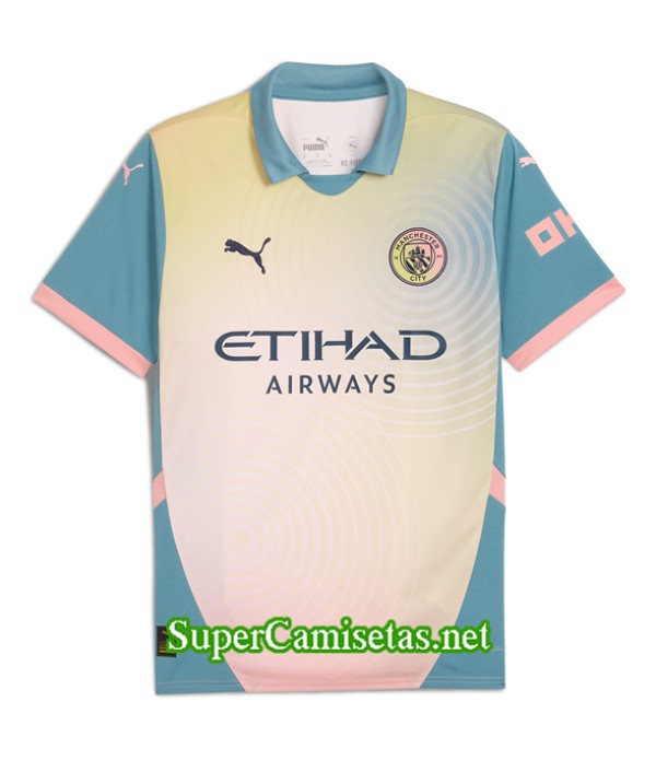 Tailandia Equipacion Camiseta Manchester City Four...