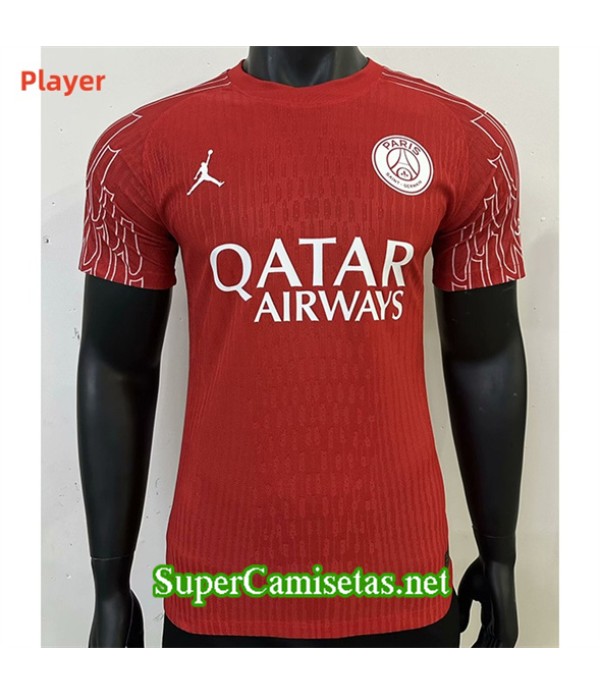 Tailandia Equipacion Camiseta Psg Player Rojo 2024 2025