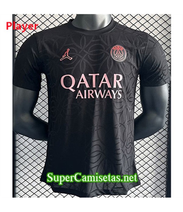 Tailandia Equipacion Camiseta Psg Player Special Negro 2024 2025