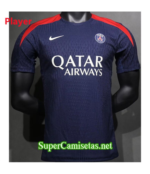 Tailandia Equipacion Camiseta Psg Player Training Azul 2024 2025