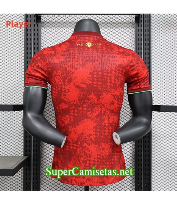 Tailandia Equipacion Camiseta Portugal Player Edición Especial Rojo 2024 2025