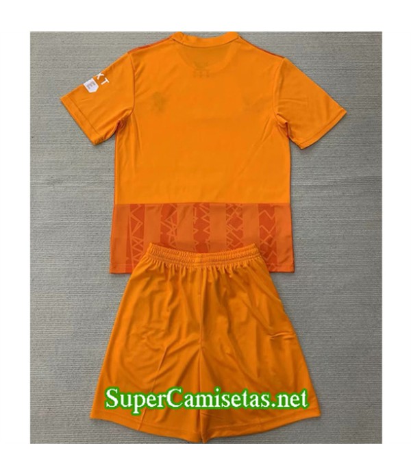 Tailandia Equipacion Camiseta Rangers Niño Portero Naranja 2024 2025