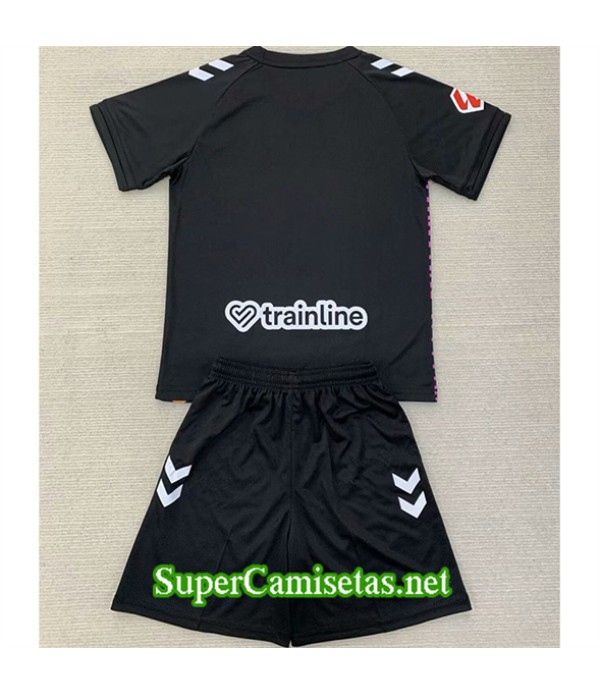 Tailandia Equipacion Camiseta Real Betis Niño Portero Negro 2024 2025