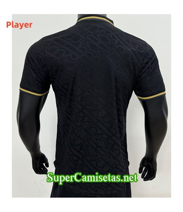 Tailandia Equipacion Camiseta Real Madrid Player Pre Match Negro 2024 2025