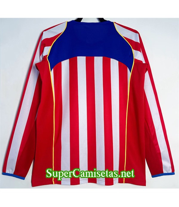 Tailandia Primera Equipacion Camiseta Atletico De Madrid Manga Larga 2004 05